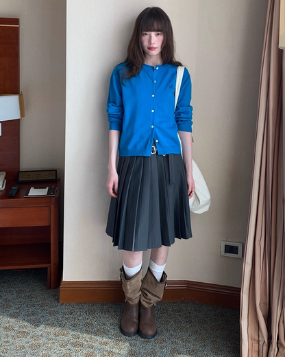 Pleats Middle Skirt BU0009