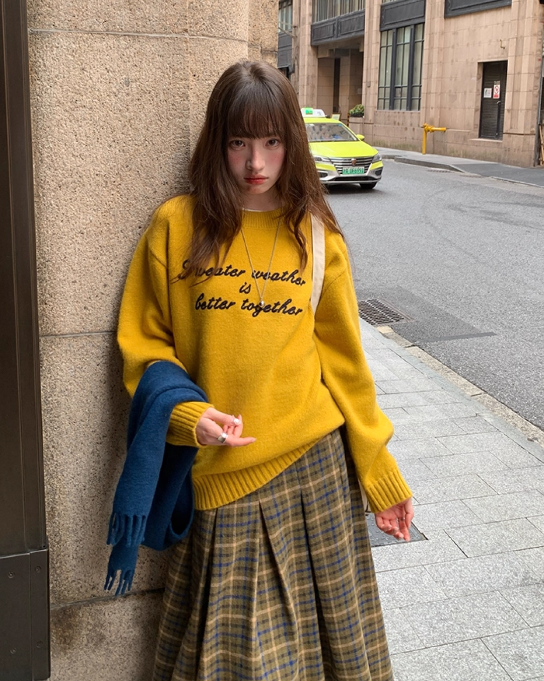 Color Lettering Knit BU0036