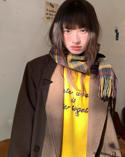 Color Lettering Knit BU0036