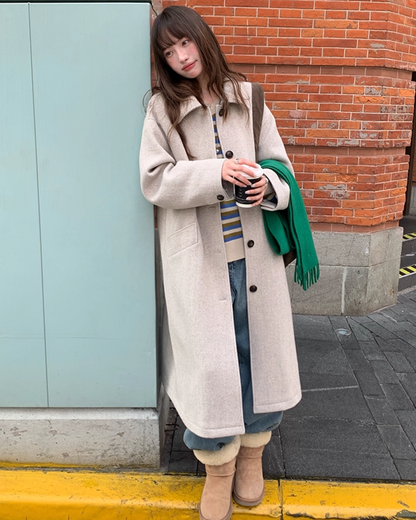 V-neck Border Knit BU0039