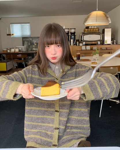 Border Knit Hoodie BU0042