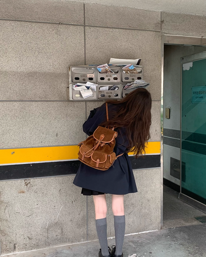 Suede Backpack BU0043