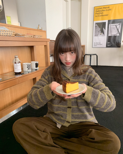 Border Knit Hoodie BU0042