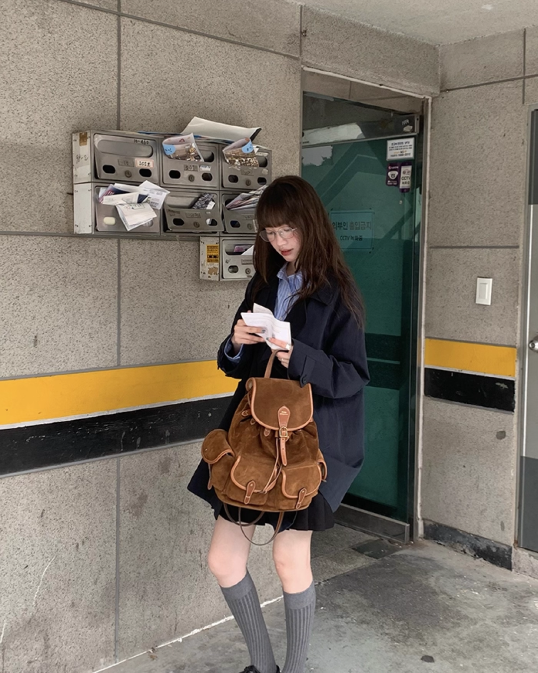 Suede Backpack BU0043