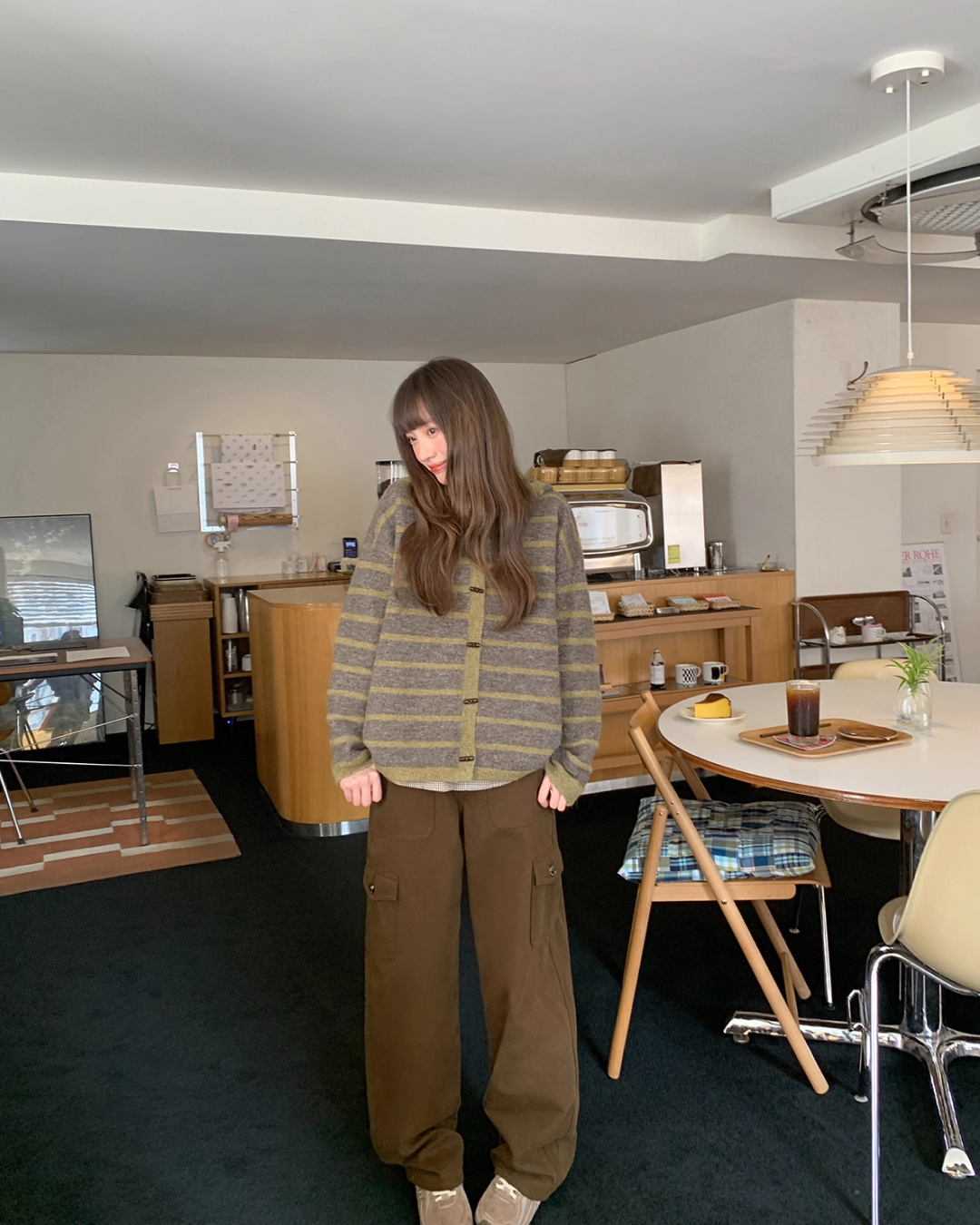 Border Knit Hoodie BU0042