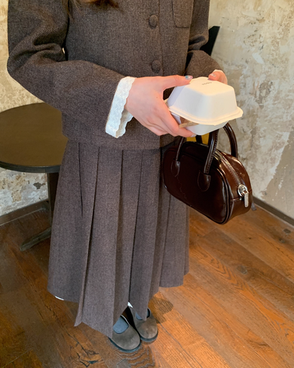 Wool Brown Lace Matching cloth BU0047