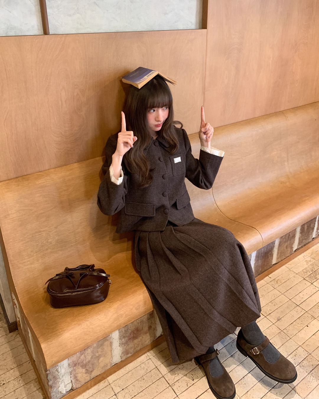 Wool Brown Lace Matching cloth BU0047