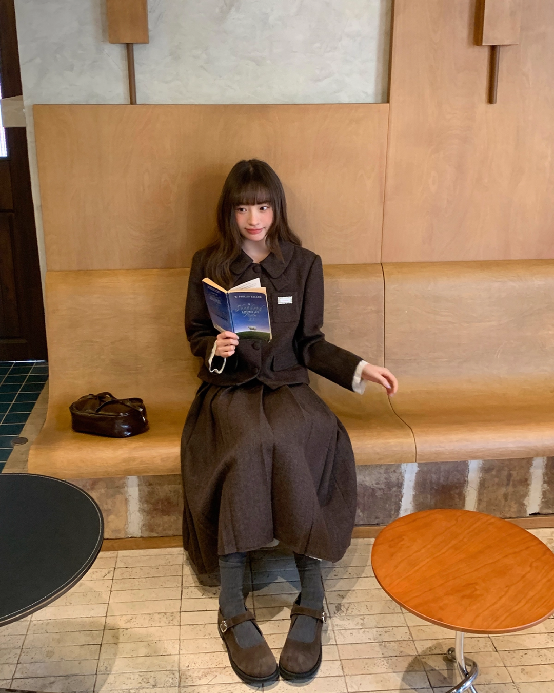 Wool Brown Lace Matching cloth BU0047