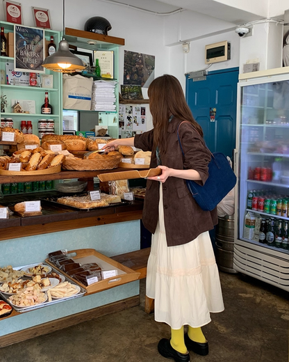 Suede Middle Length Jacket BU0049