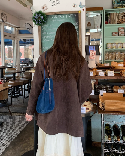 Suede Middle Length Jacket BU0049