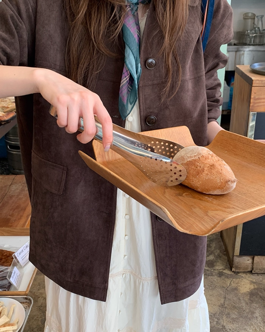 Suede Middle Length Jacket BU0049