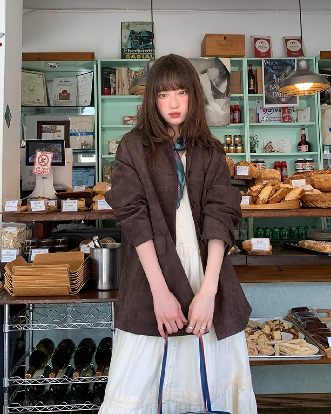 Suede Middle Length Jacket BU0049