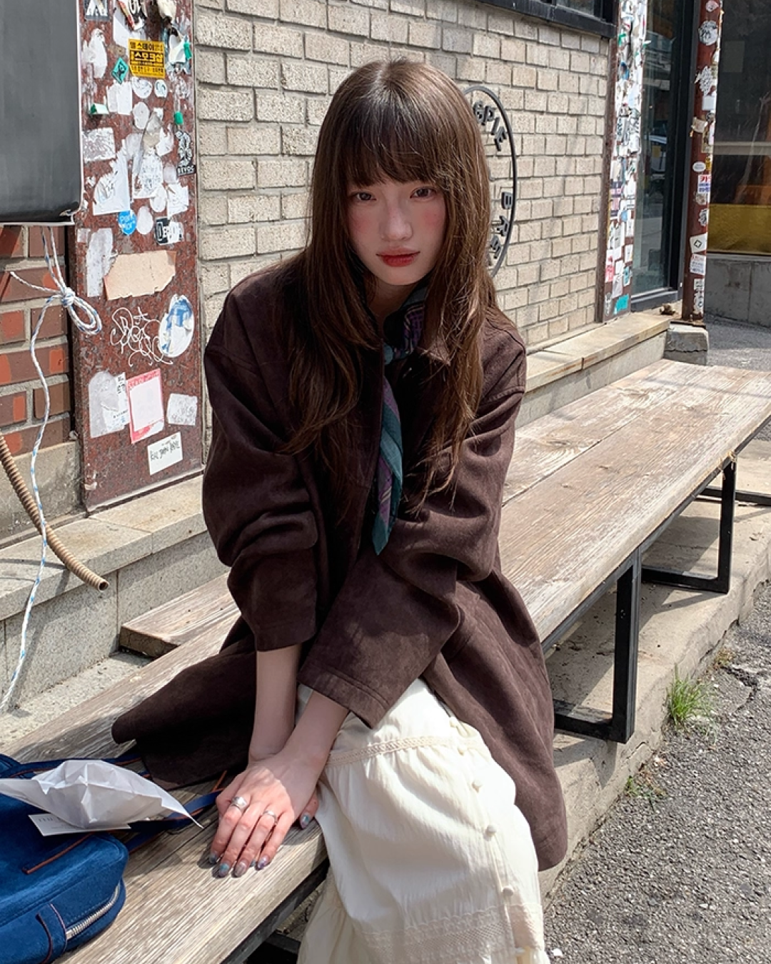 Suede Middle Length Jacket BU0049