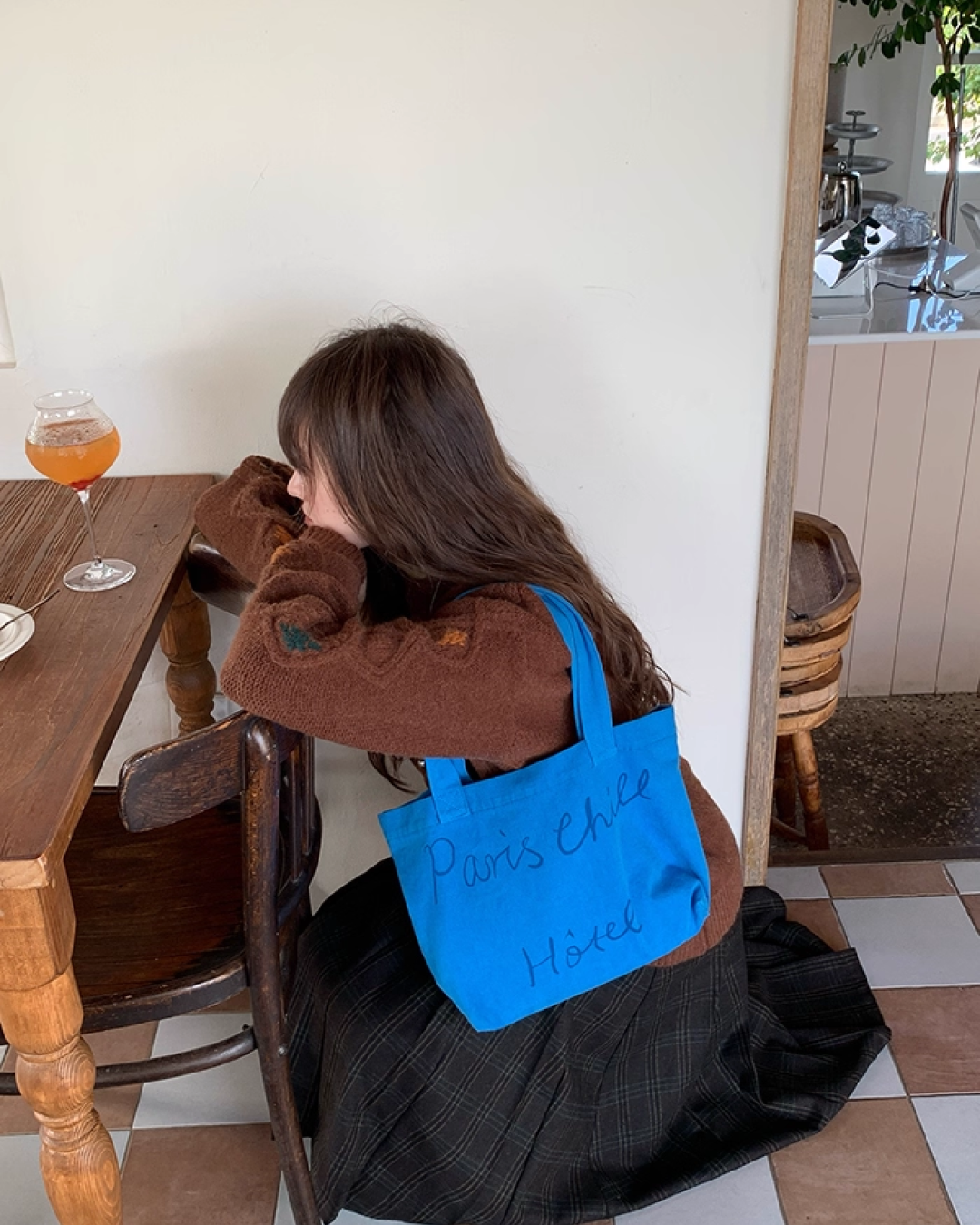 Color Block Cable Knit BU0052