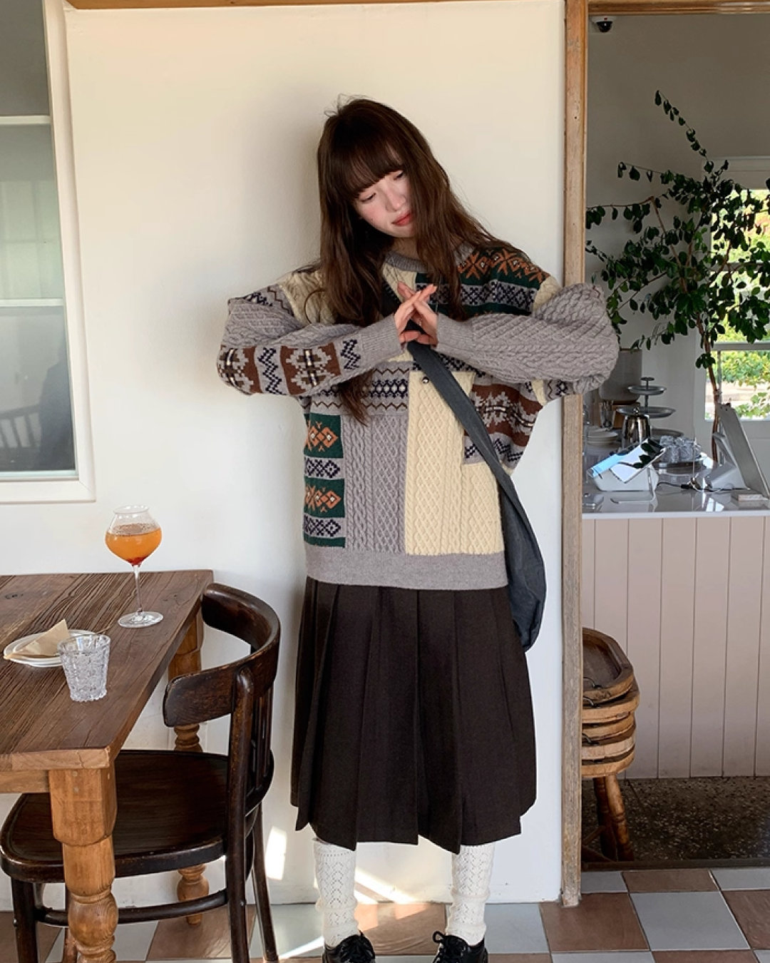 Pattern Block Knit BU0053