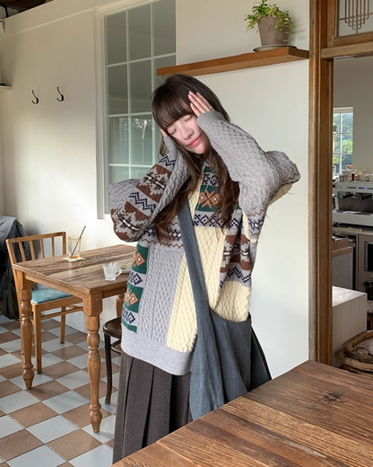 Pattern Block Knit BU0053