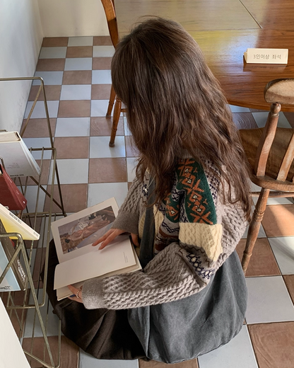 Pattern Block Knit BU0053