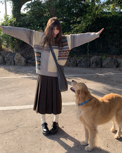 Pattern Block Knit BU0053