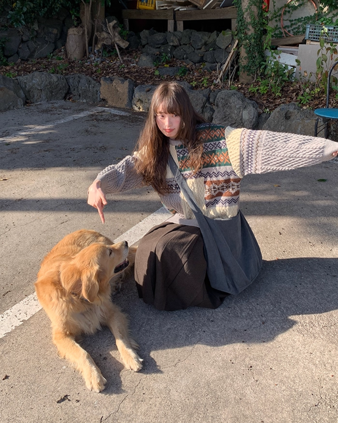 Pattern Block Knit BU0053