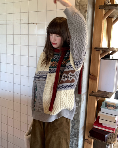 Pattern Block Knit BU0053