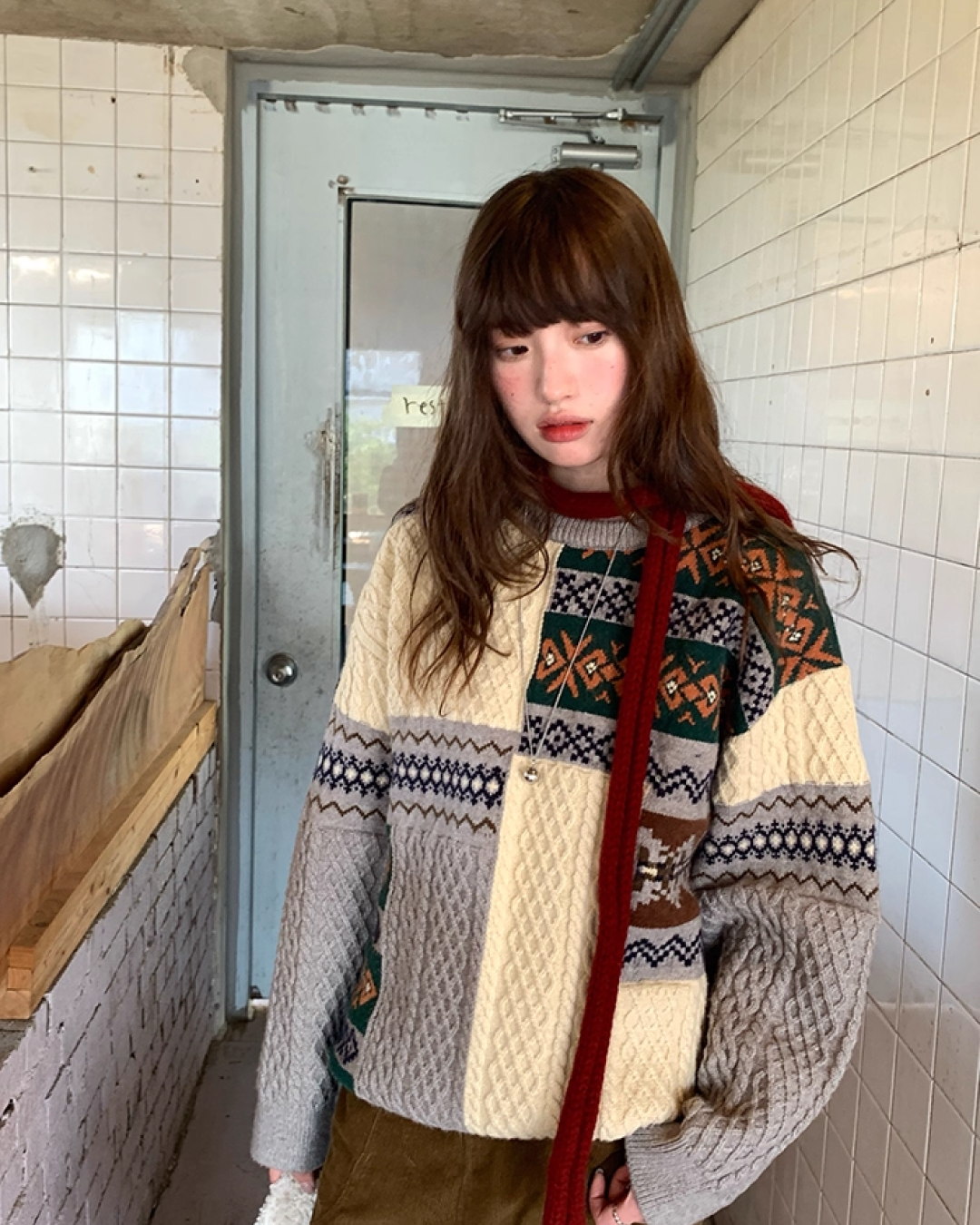 Pattern Block Knit BU0053