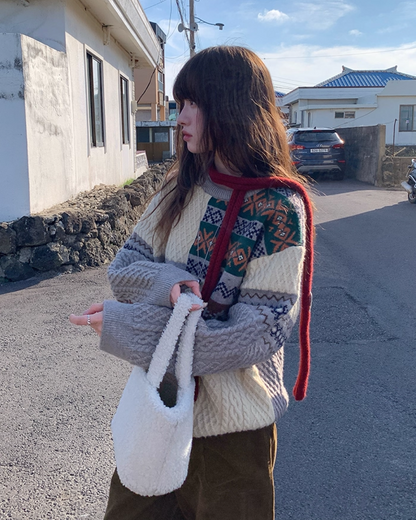 Pattern Block Knit BU0053