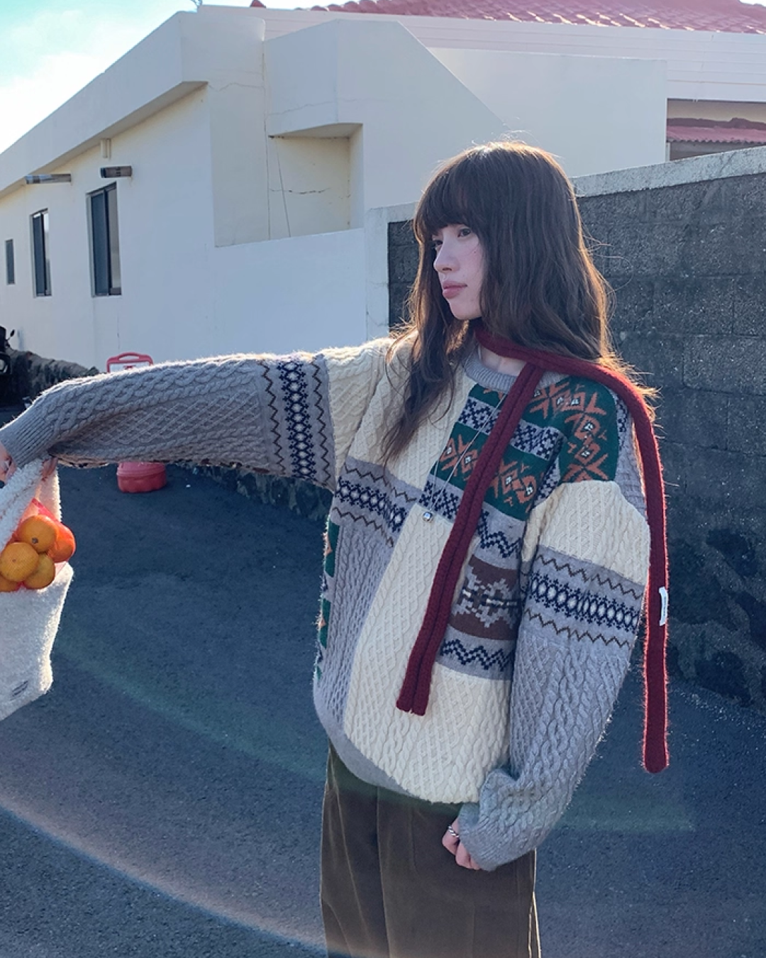 Pattern Block Knit BU0053