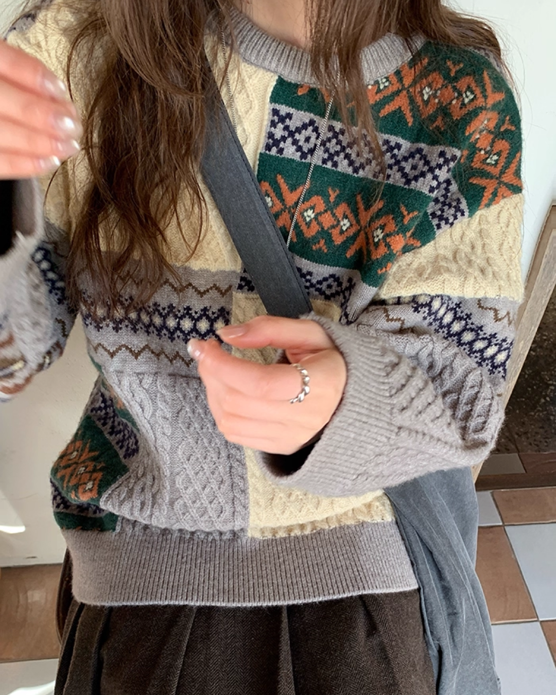 Pattern Block Knit BU0053