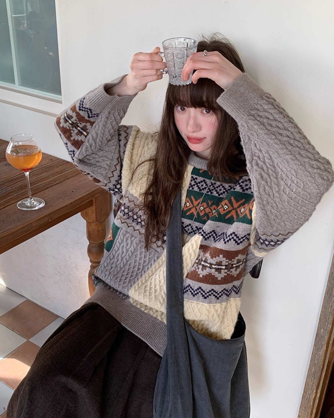 Pattern Block Knit BU0053