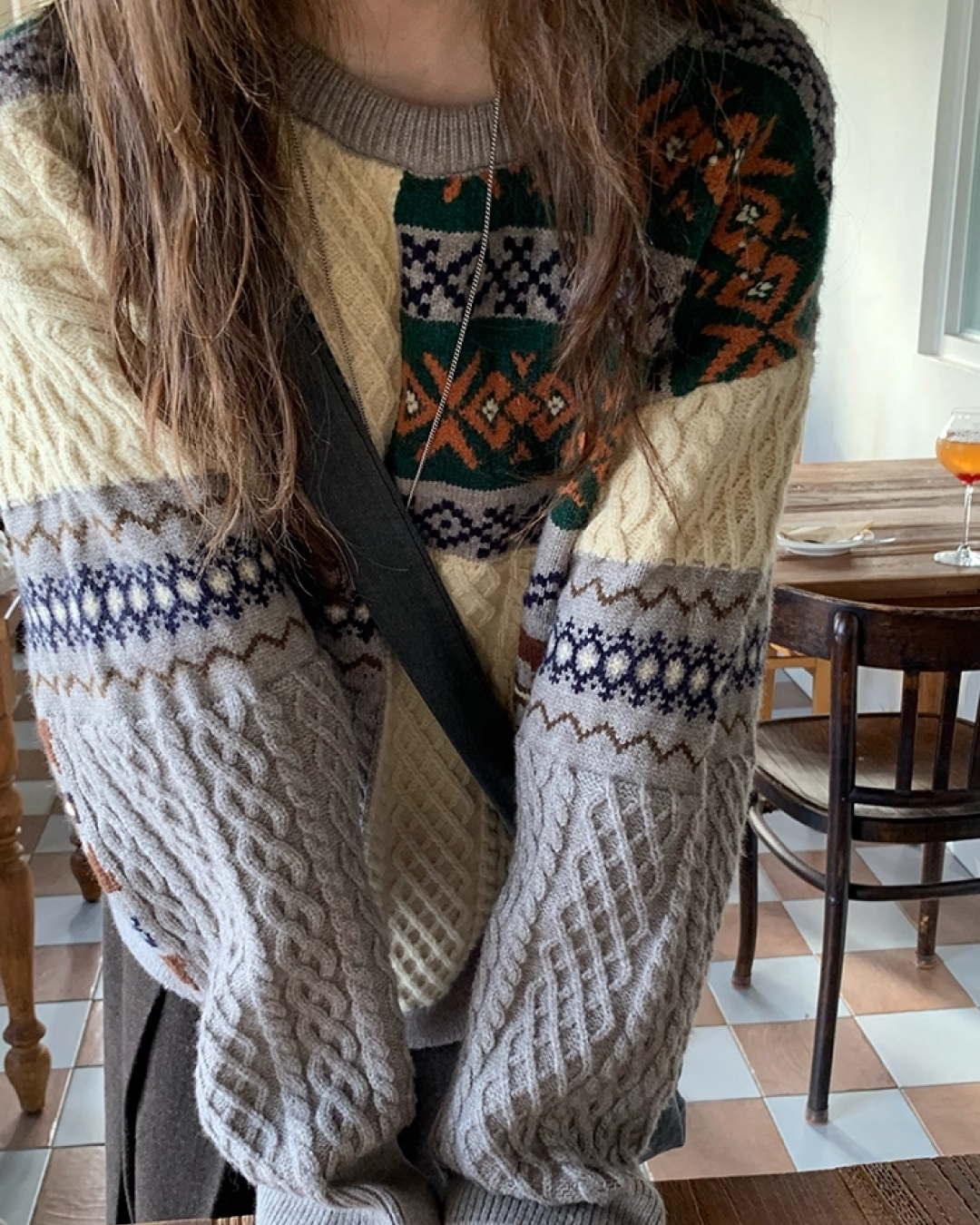 Pattern Block Knit BU0053