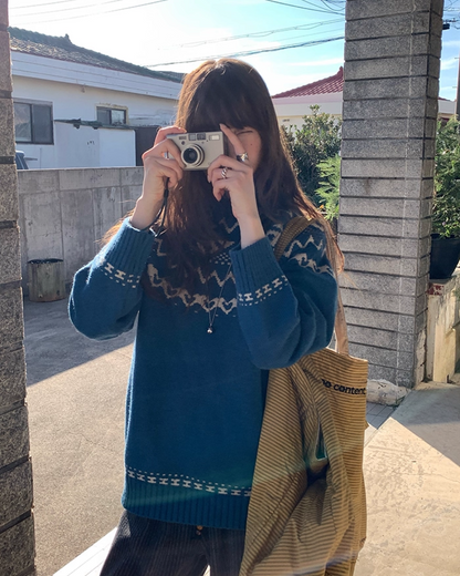 Nordic Pattern Knit BU0054