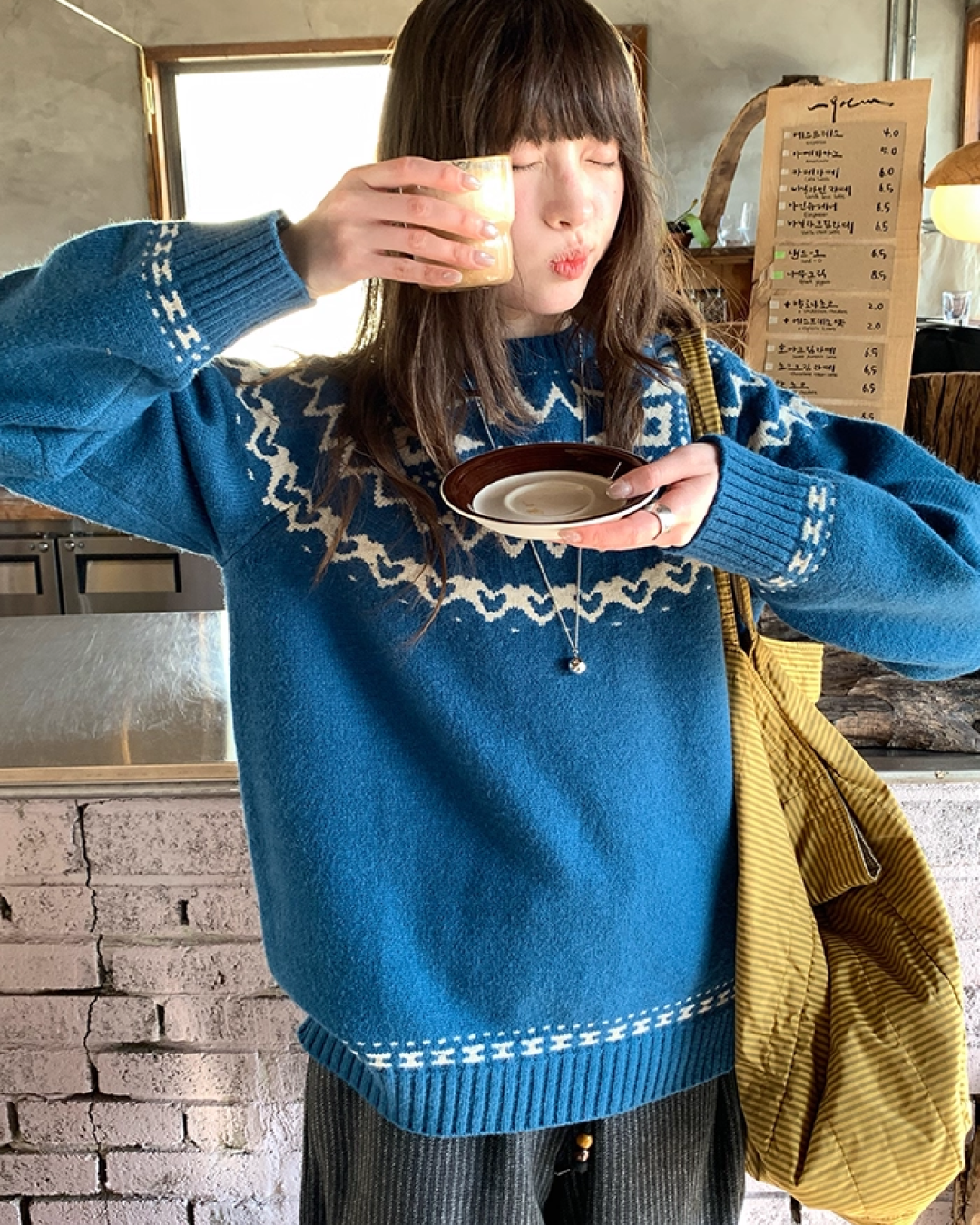 Nordic Pattern Knit BU0054