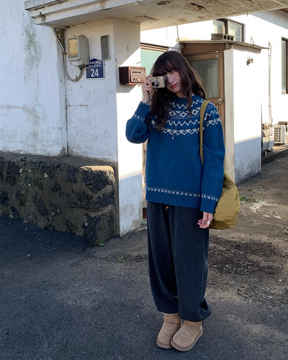 Nordic Pattern Knit BU0054