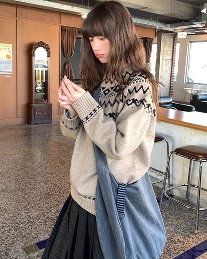 Nordic Pattern Knit BU0054