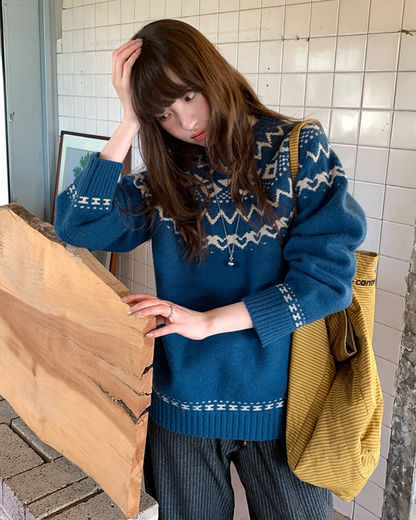 Nordic Pattern Knit BU0054