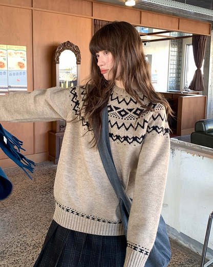 Nordic Pattern Knit BU0054