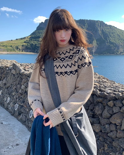 Nordic Pattern Knit BU0054