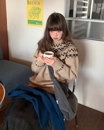 Nordic Pattern Knit BU0054