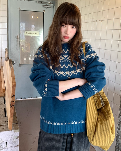 Nordic Pattern Knit BU0054