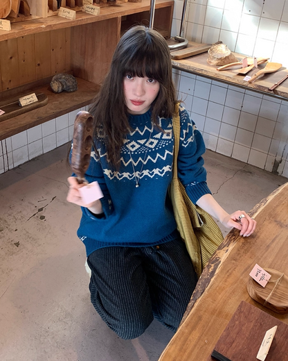 Nordic Pattern Knit BU0054