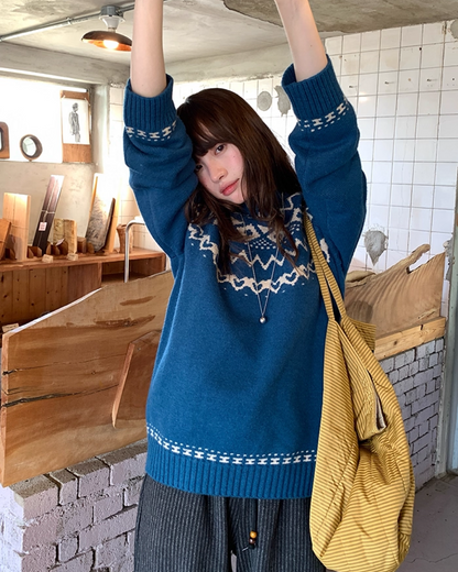 Nordic Pattern Knit BU0054