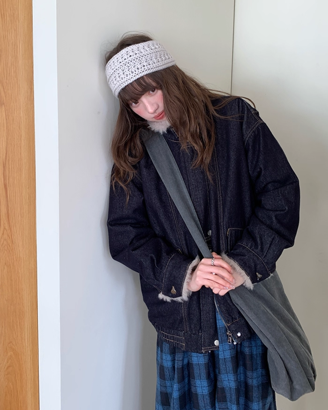 Denim Boa Blouson BU0055