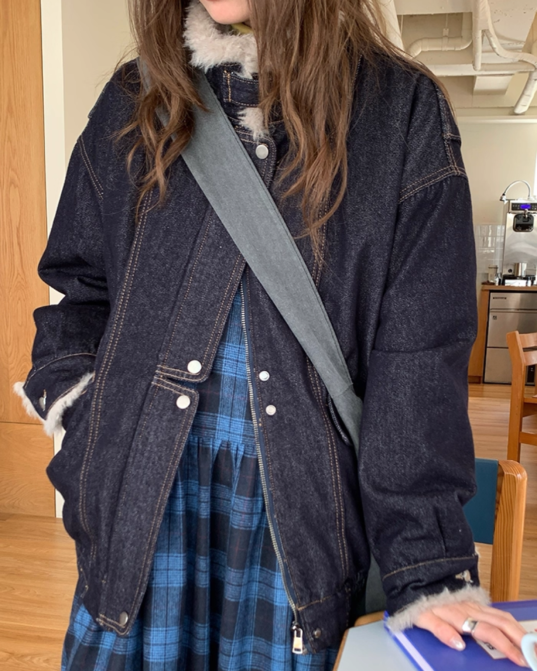 Denim Boa Blouson BU0055