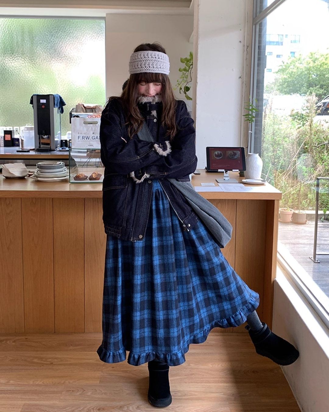 Denim Boa Blouson BU0055