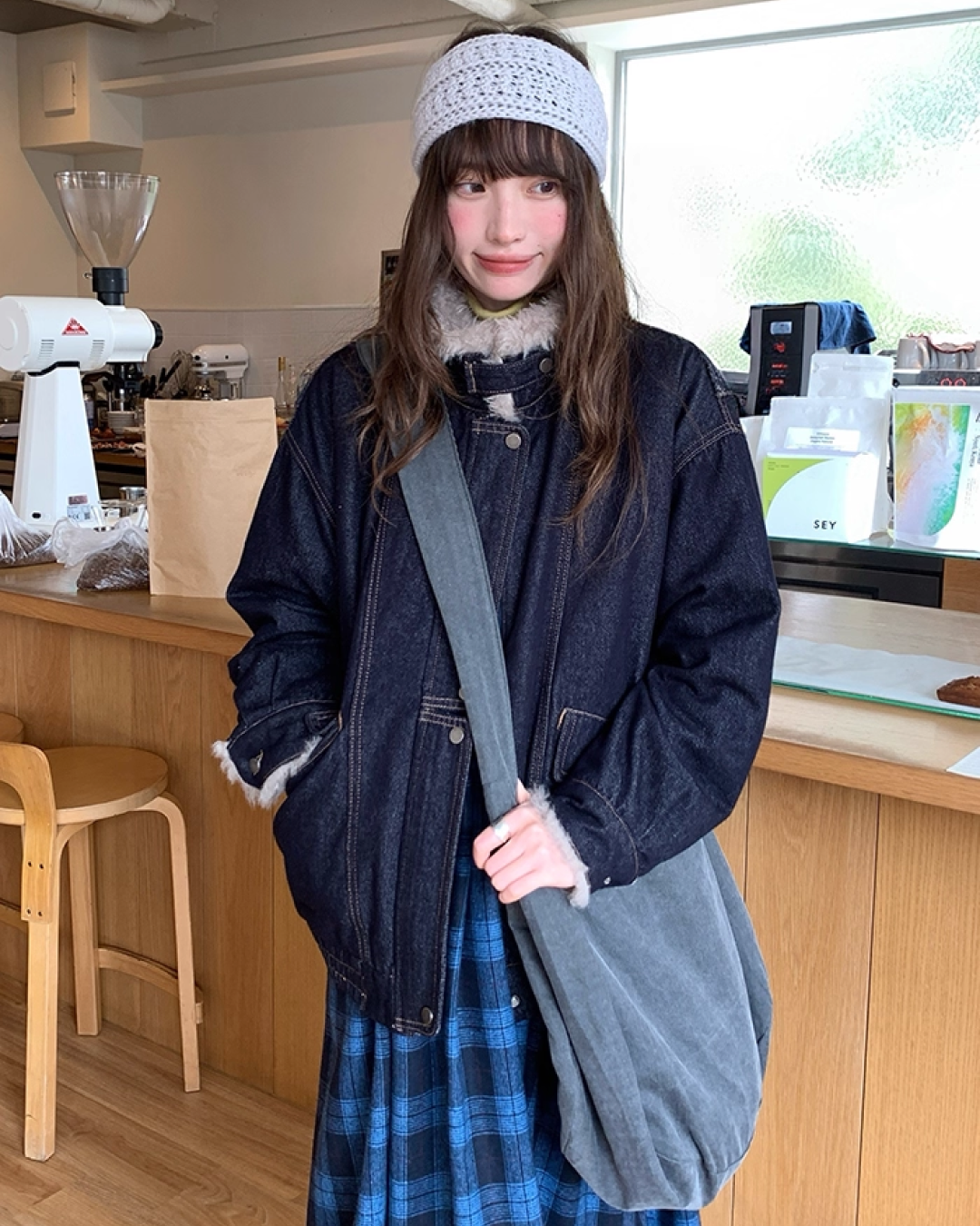 Denim Boa Blouson BU0055