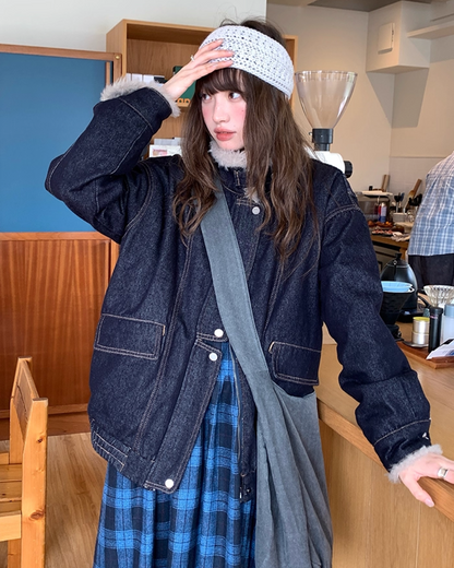 Denim Boa Blouson BU0055