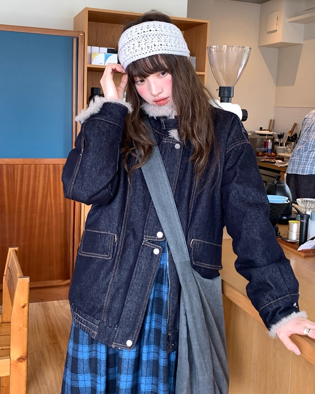 Denim Boa Blouson BU0055