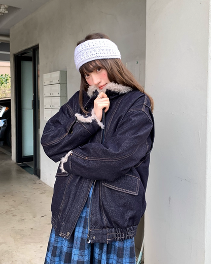 Denim Boa Blouson BU0055