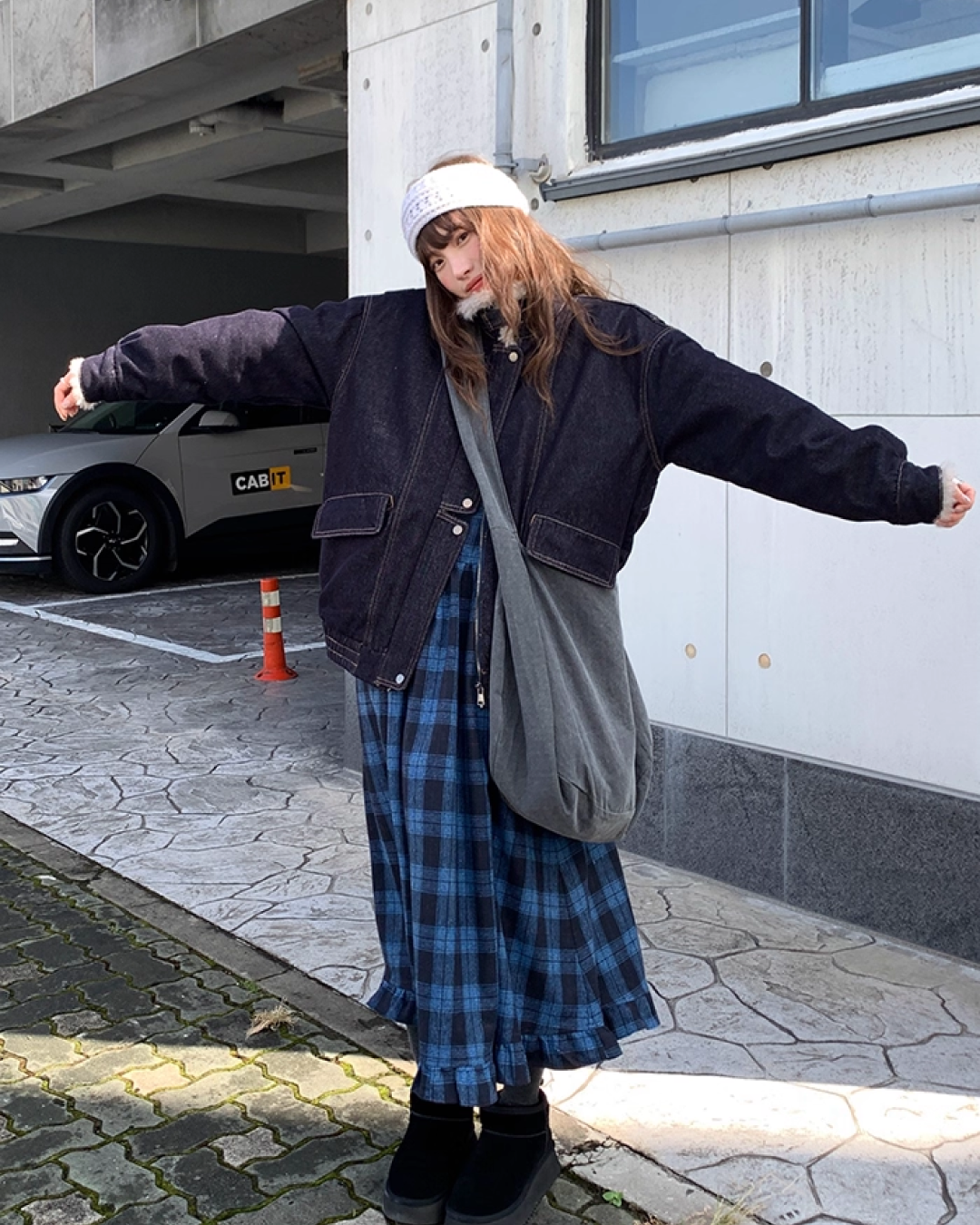 Denim Boa Blouson BU0055