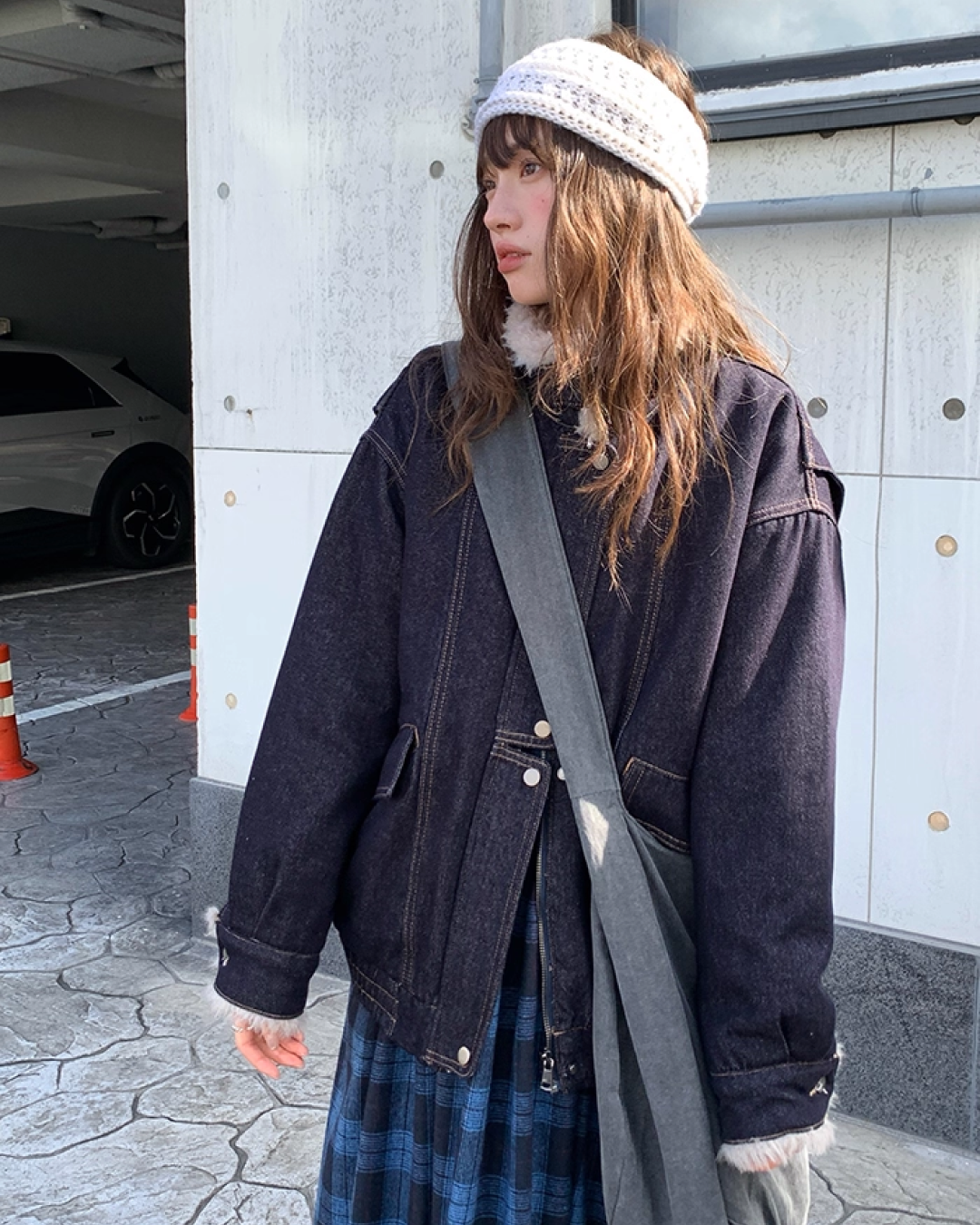 Denim Boa Blouson BU0055